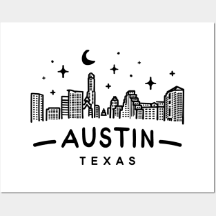 Austin texas Posters and Art